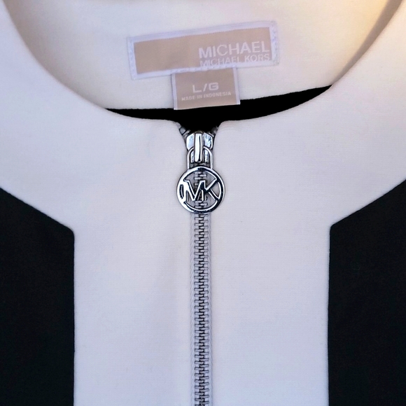 NWT Michael Kors Black and White Dress - Picture 2 of 7